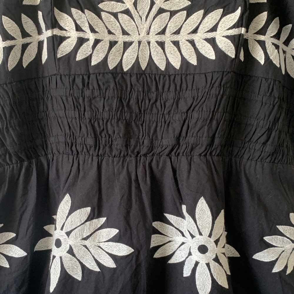 Anthropologie Floral Embroidered Ruffle-Strap Dress NWT - Picture 10 of 10